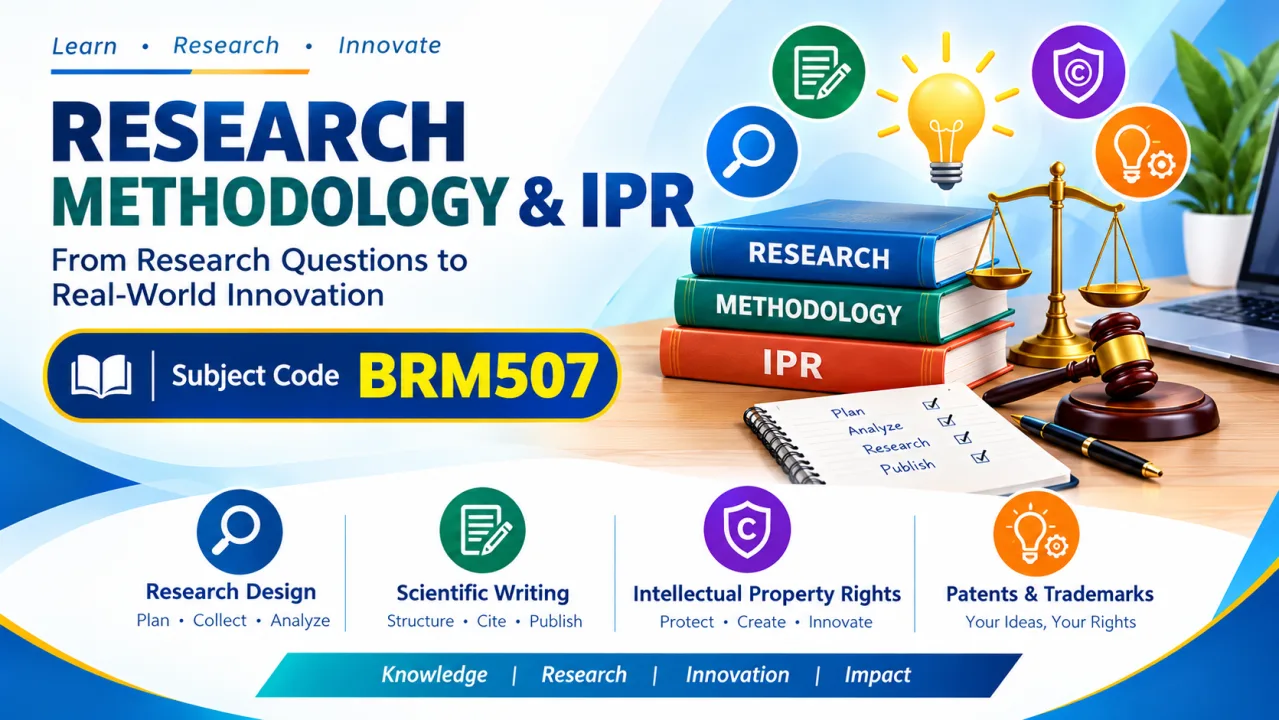 Research Methodology and IPR